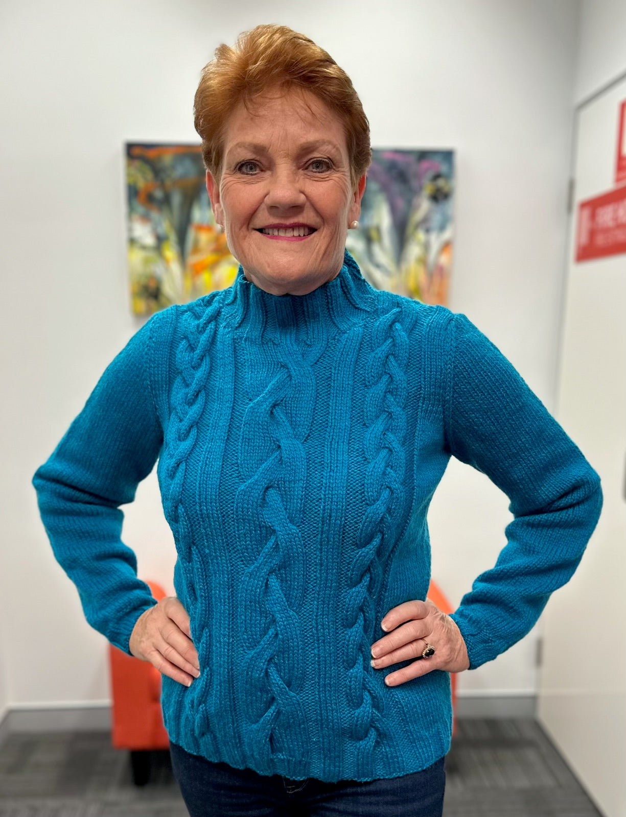 12 Ply Heavy Weight Turquoise - Pauline Hanson's Winter Hand Knit