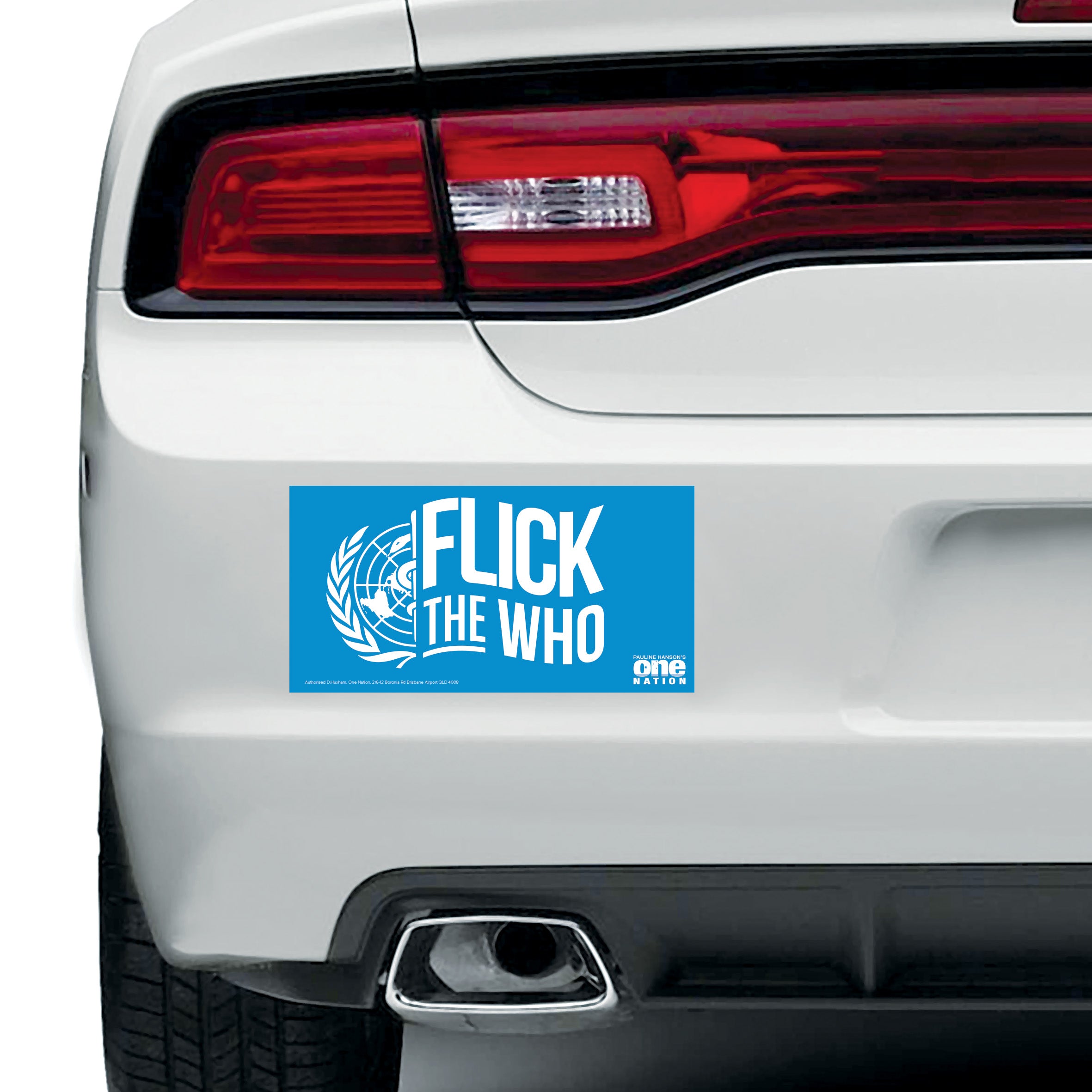 Flick The WHO Bumper Sticker