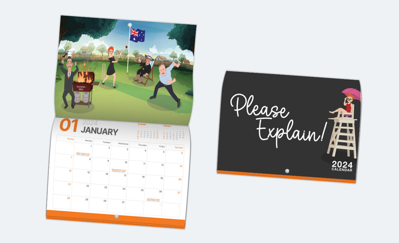 2024 "Please Explain" Wall Calendar