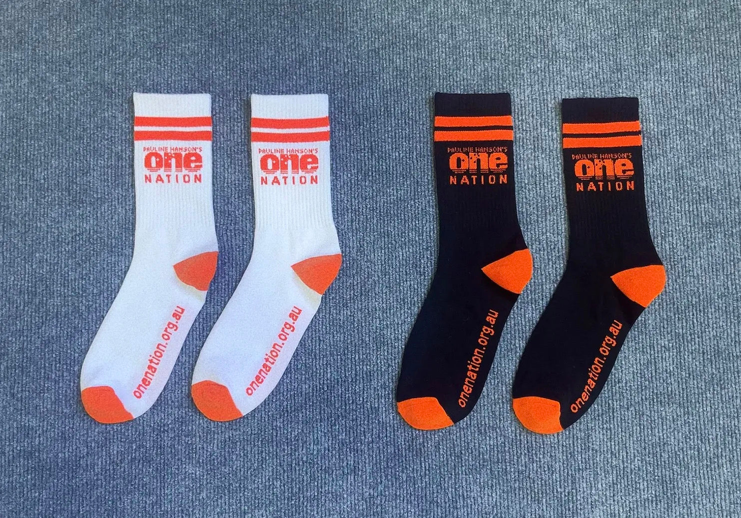 One Nation Cotton Socks