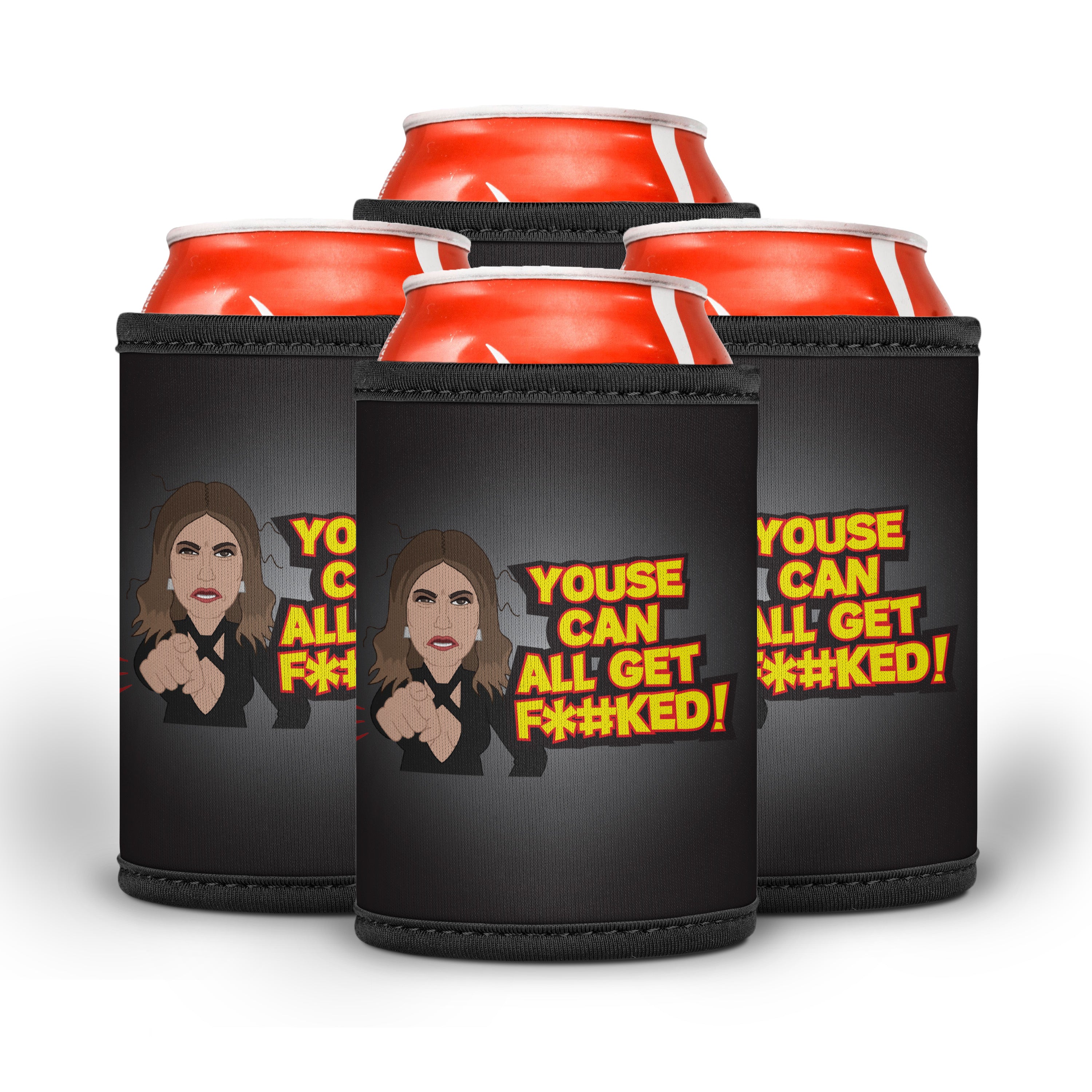 Lidia Youse Can All Get F*#KED! Stubby Cooler