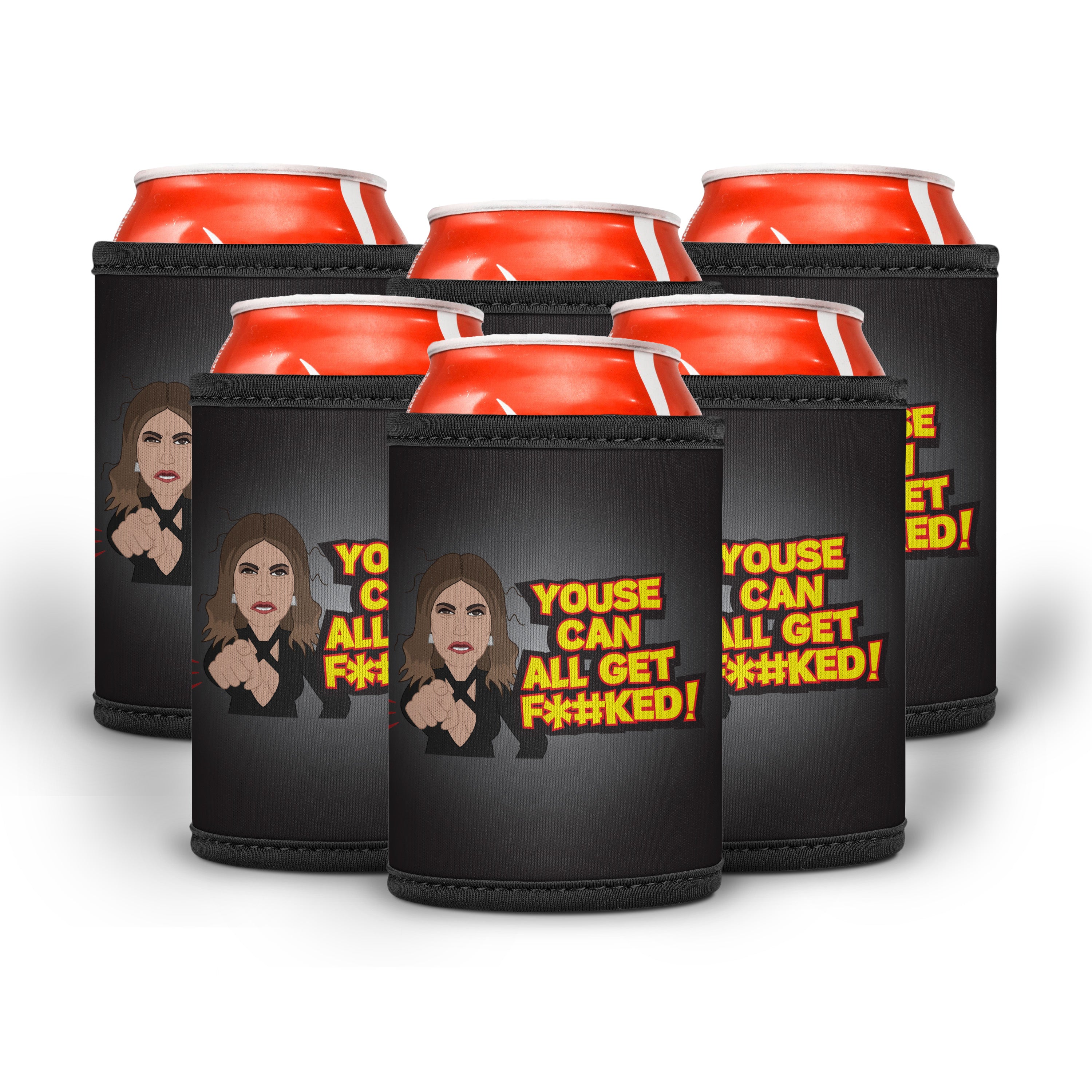 Lidia Youse Can All Get F*#KED! Stubby Cooler