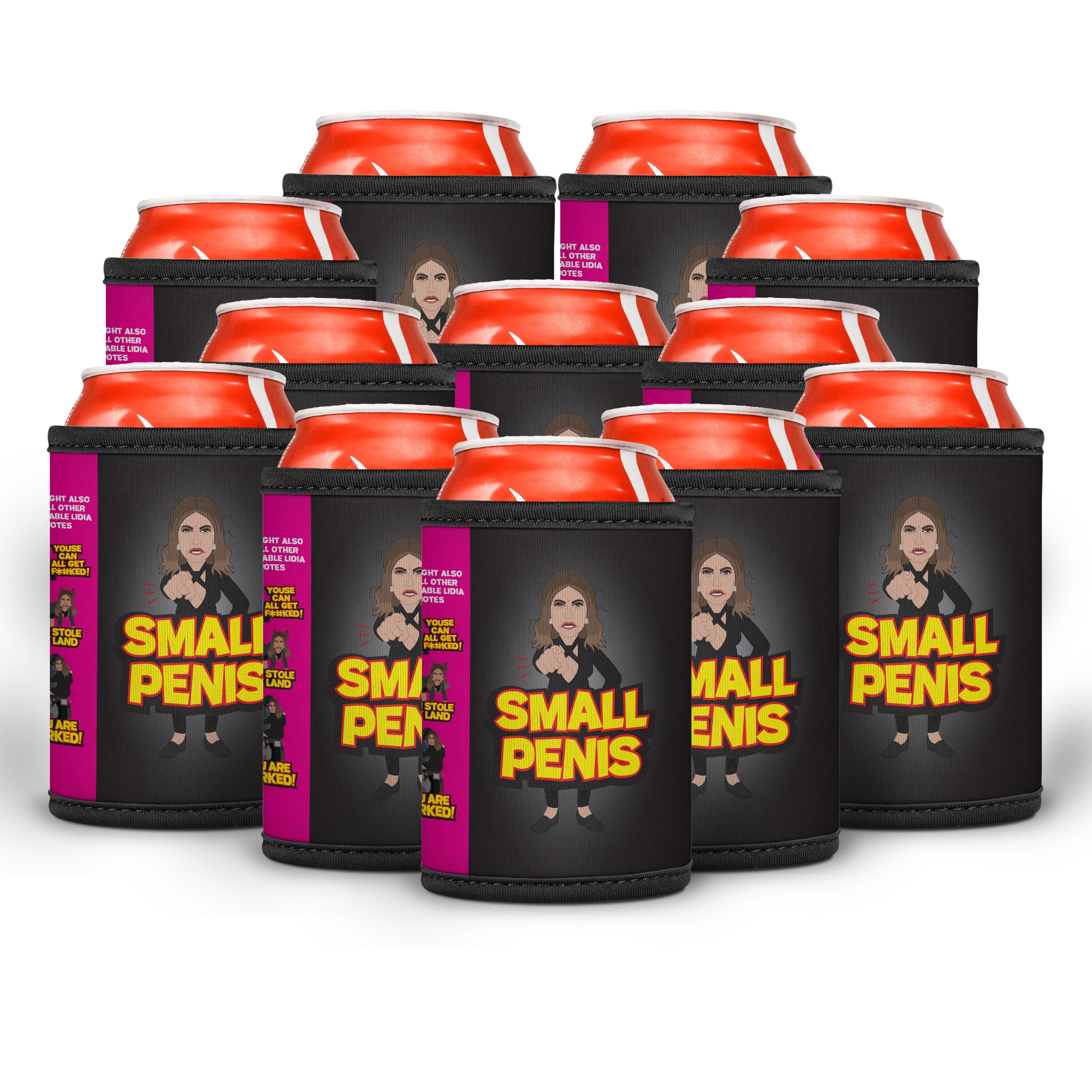 Lidia Small P*#nis! Stubby Cooler