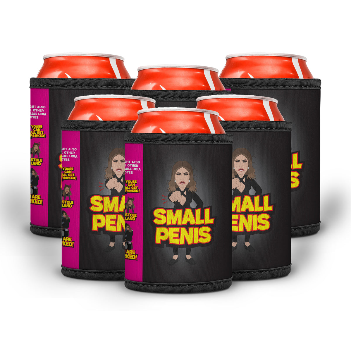 Lidia Small P*#nis! Stubby Cooler