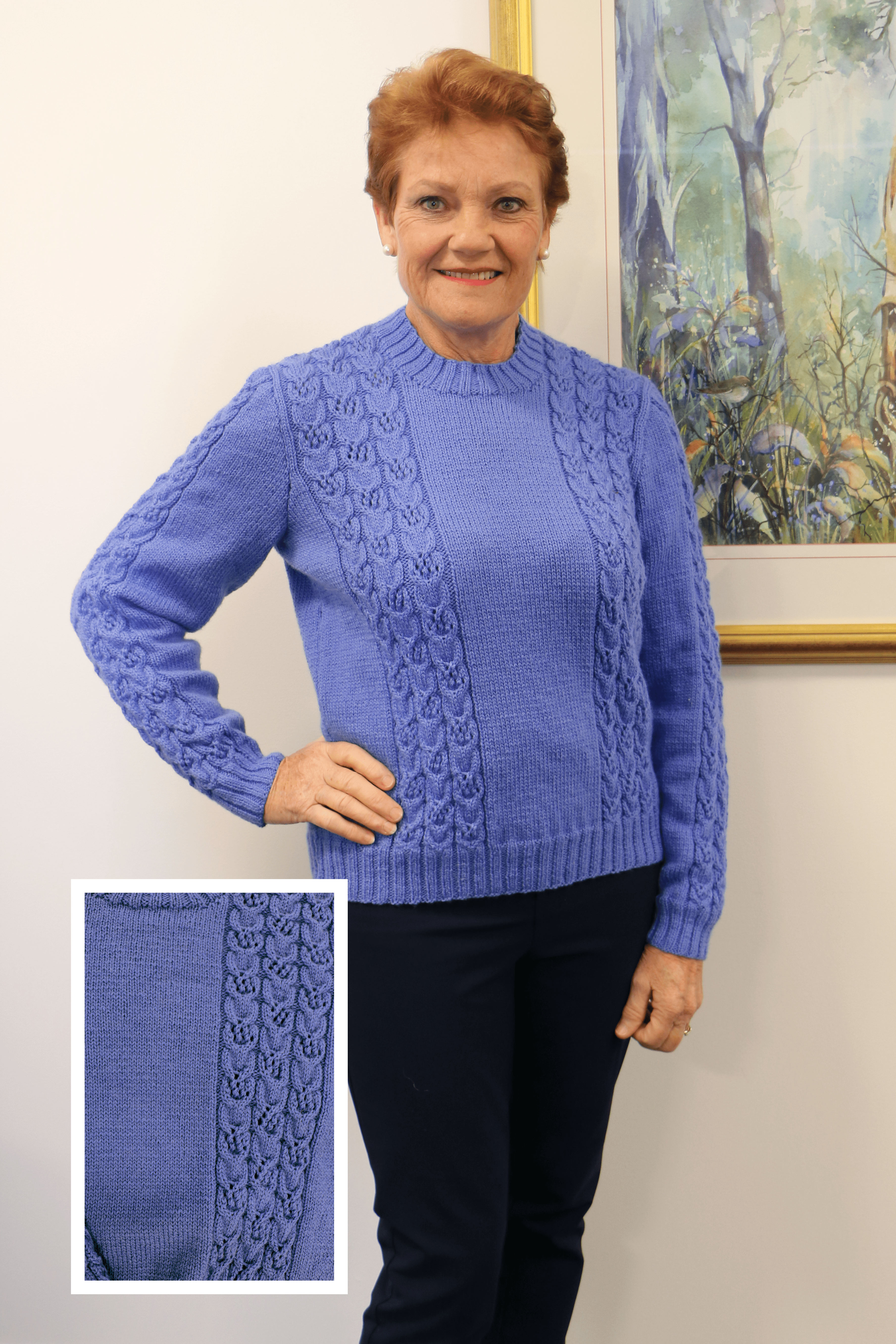 Mauve - Pauline Hanson's Winter Hand Knit