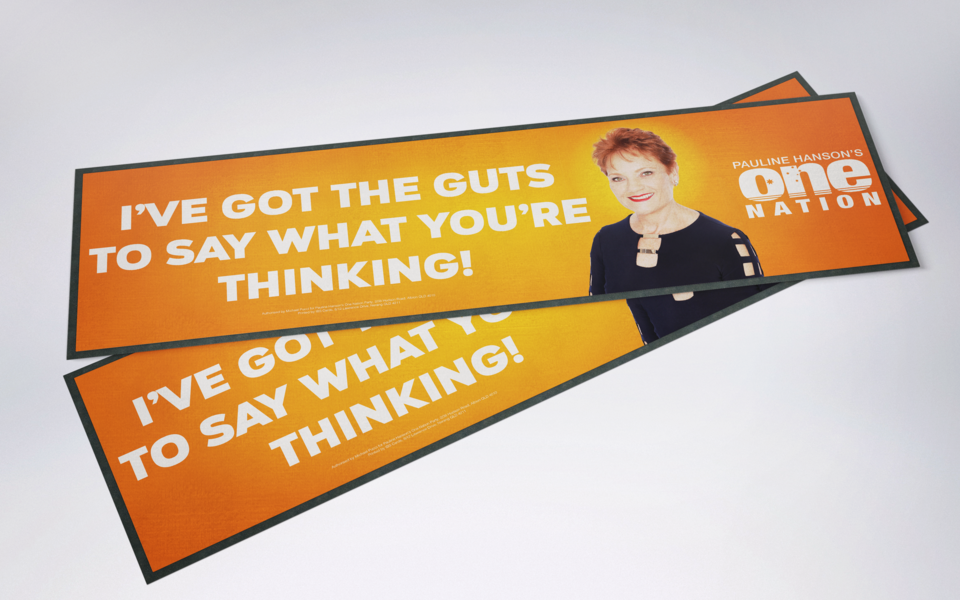 Orange One Nation Bar Runner