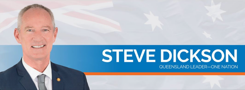Steve Dickson confirms that he will remain the Queensland Leader of One Nation