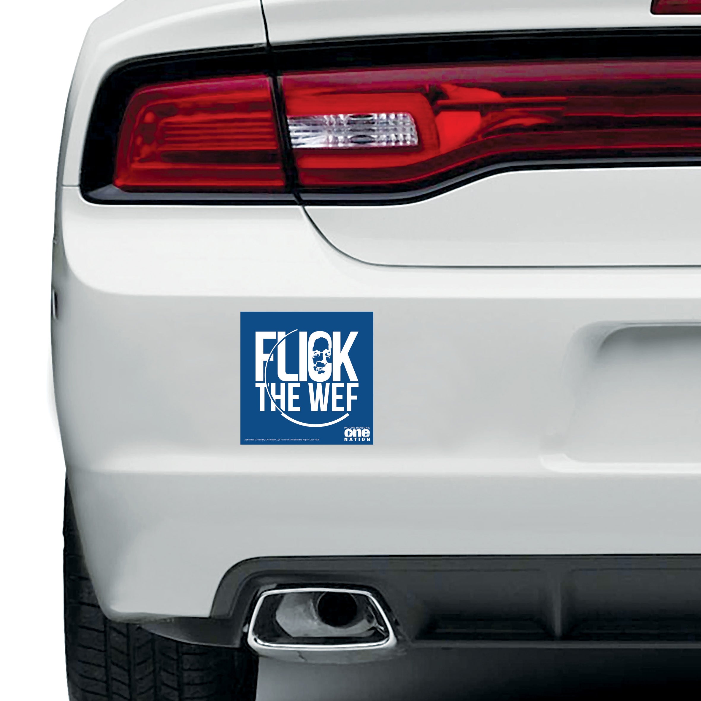 Flick The WEF Bumper Sticker