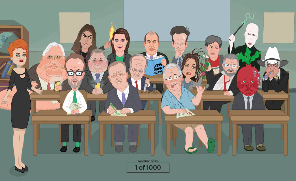 Limited Edition: Please Explain Animation Series Classroom Poster
